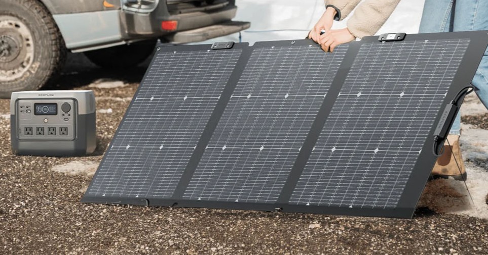 EcoFlow 160w Solar Panel - Folded ??